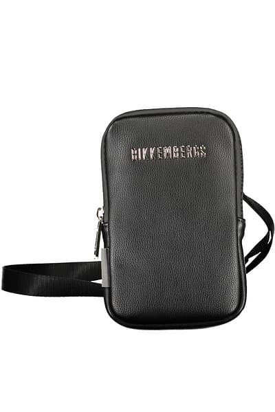 BIKKEMBERGS MEN'S BLACK SHOULDER BAG