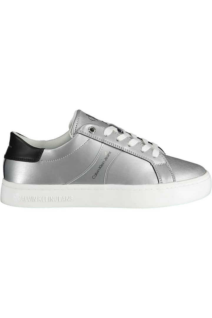 CALVIN KLEIN WOMEN'S SILVER SPORTS SHOES