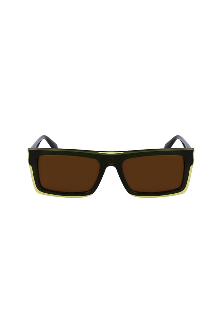 CALVIN KLEIN YELLOW MEN'S SUNGLASSES