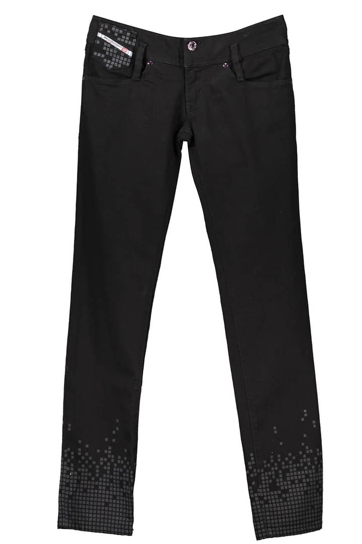 DIESEL JEANS DENIM WOMAN BLACK