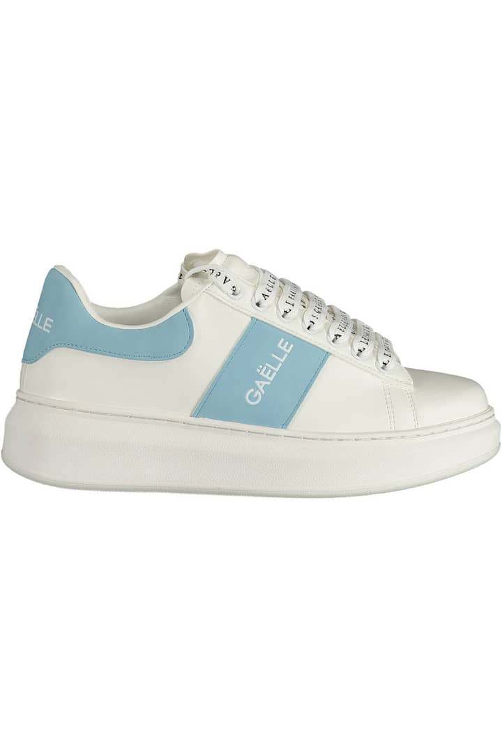 GAELLE PARIS WHITE WOMEN'S SPORTS SHOES