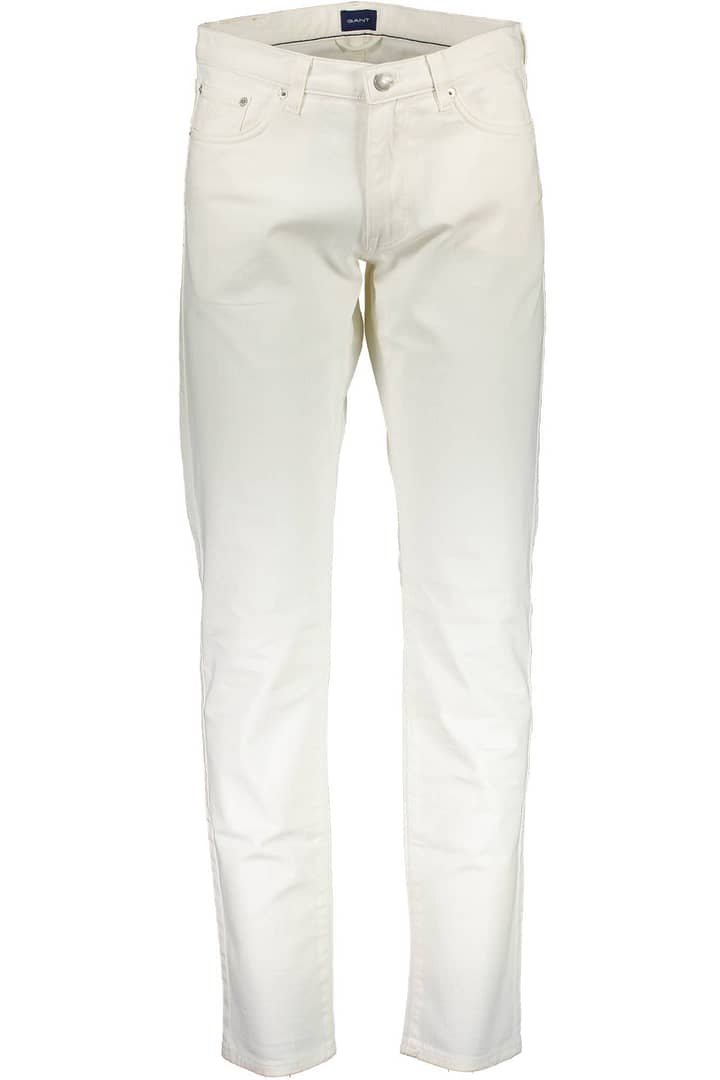 GANT MEN'S WHITE TROUSERS