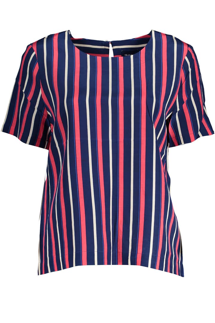 GANT WOMEN'S SHORT SLEEVE T-SHIRT BLUE