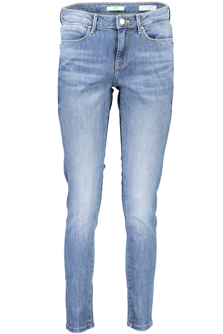 GUESS JEANS WOMEN'S DENIM JEANS BLUE