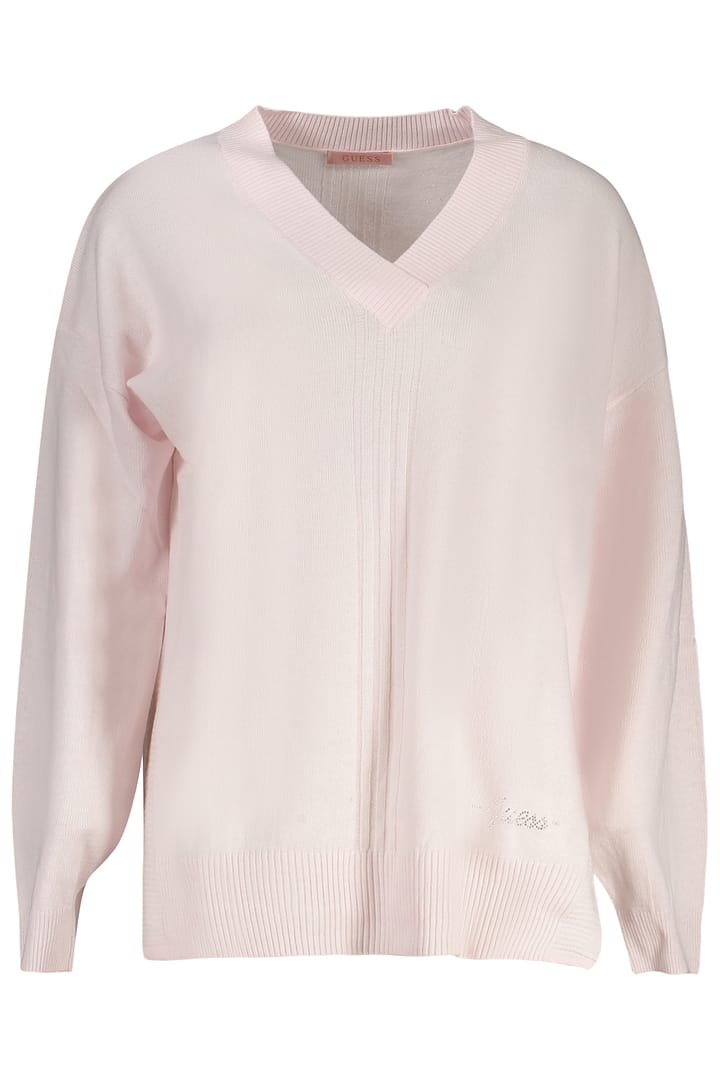 GUESS JEANS WOMEN'S PINK SWEATER