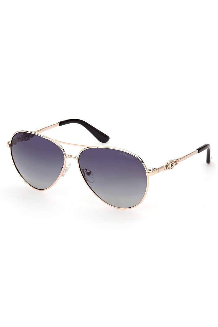 GUESS JEANS WOMEN'S GOLD SUNGLASSES
