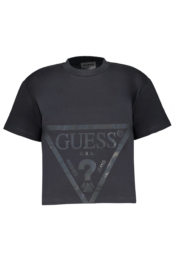 GUESS JEANS SHORT SLEEVED T-SHIRT FOR GIRLS BLACK