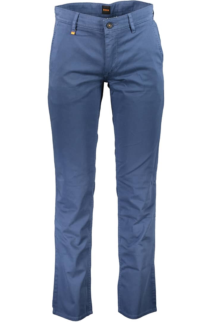HUGO BOSS MEN'S BLUE TROUSERS