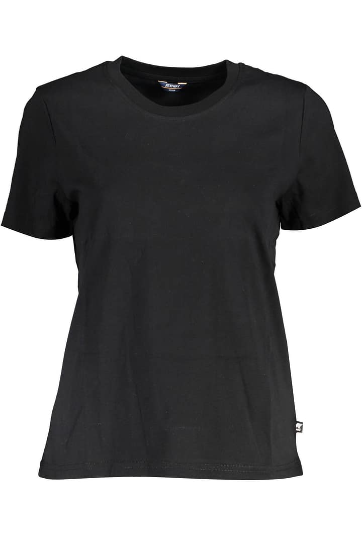 WOMEN'S K-WAY SHORT SLEEVE T-SHIRT BLACK
