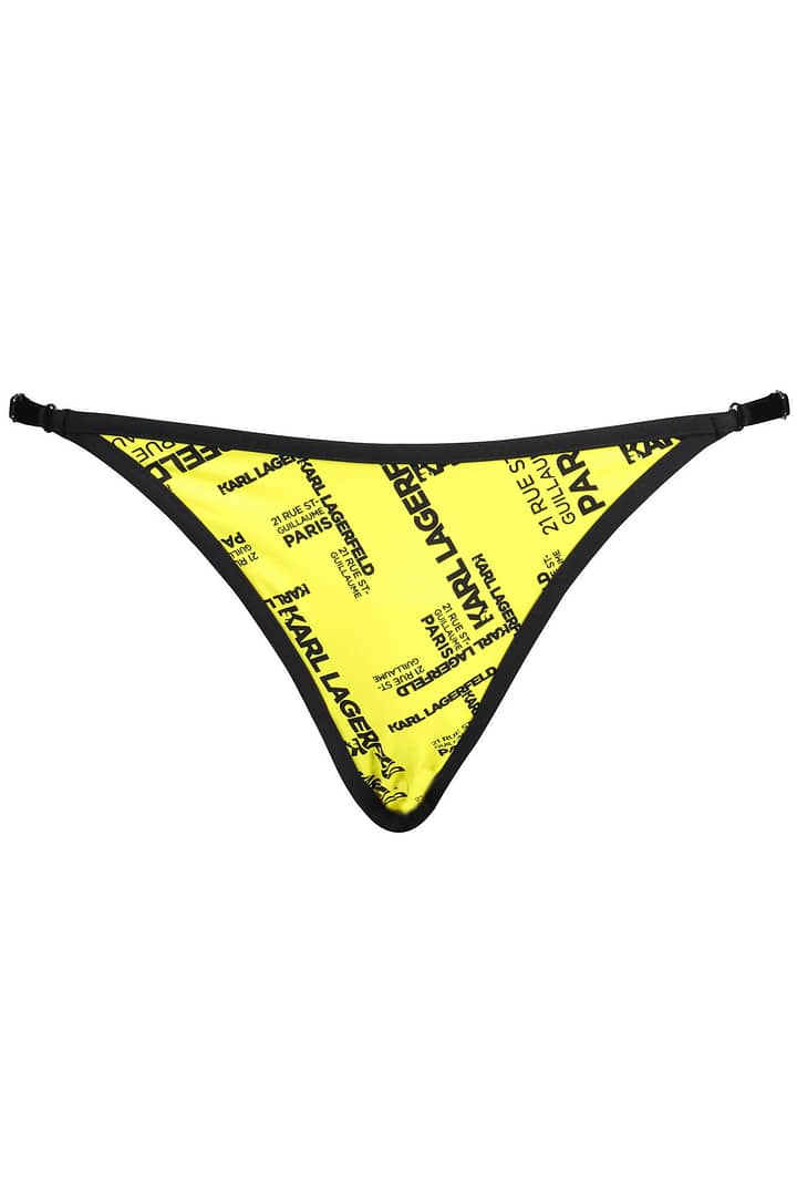 KARL LAGERFELD BEACHWEAR WOMEN'S BOTTOM SWIMSUIT YELLOW