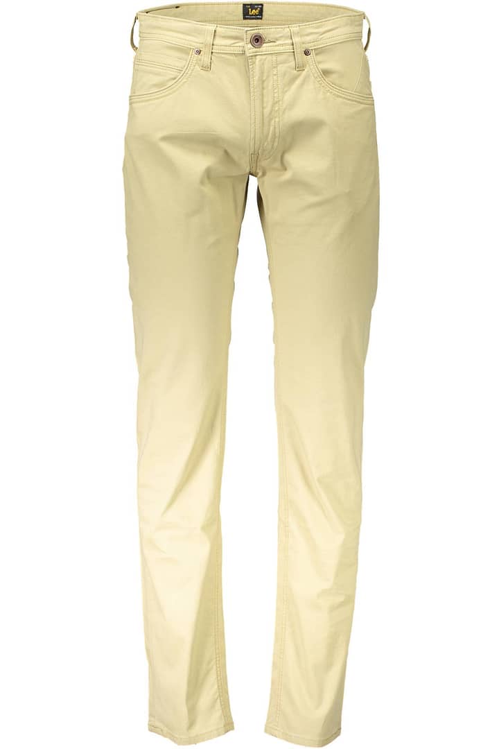 LEE MEN'S BEIGE TROUSERS