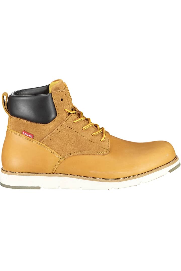 LEVI'S MEN'S BEIGE BOOTS SHOES