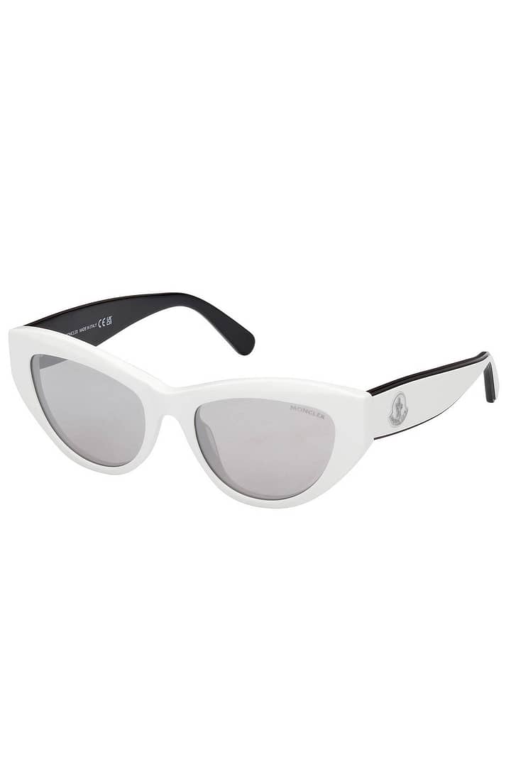 MONCLER WOMEN'S WHITE SUNGLASSES