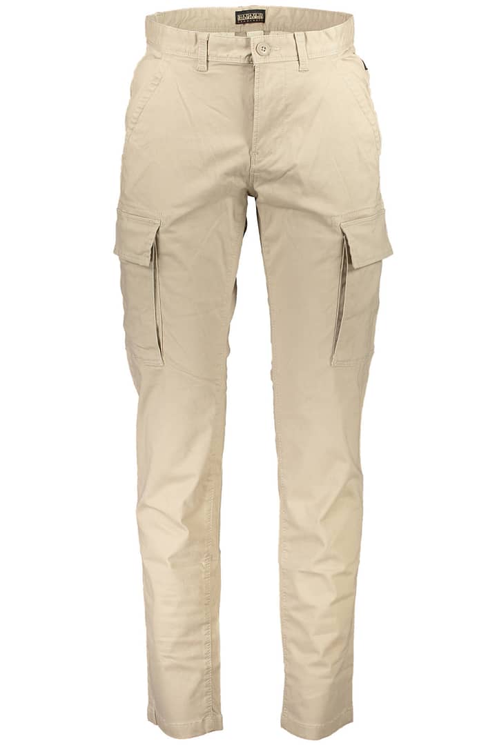 NAPAPIJRI MEN'S BEIGE PANTS