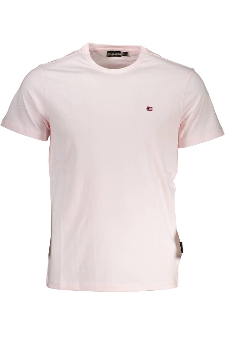 NAPAPIJRI MEN'S SHORT SLEEVE T-SHIRT PINK