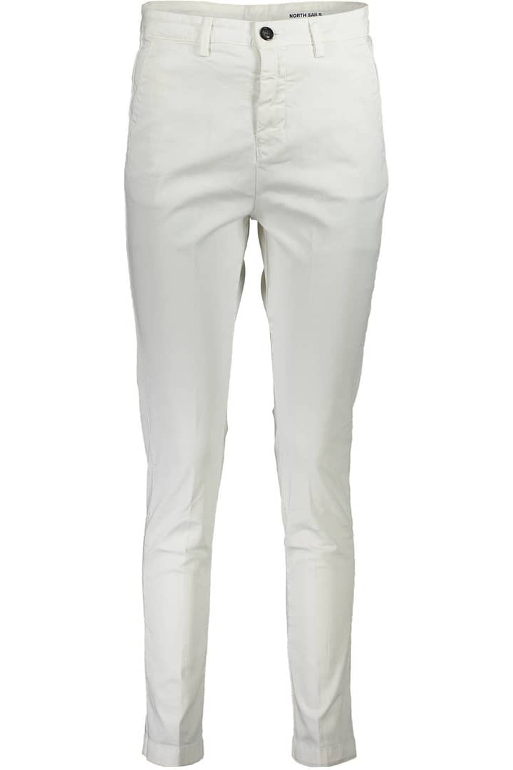 NORTH SAILS WHITE WOMEN'S TROUSERS