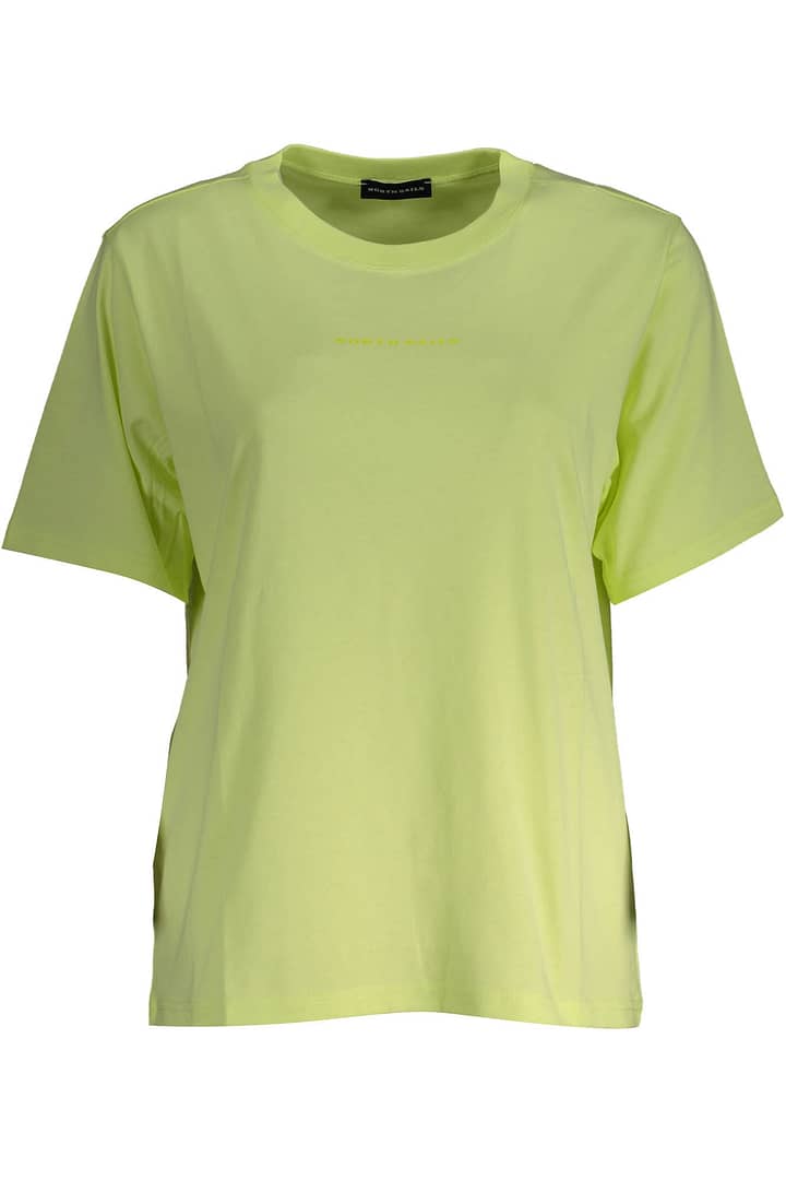 NORTH SAILS YELLOW WOMEN'S SHORT SLEEVE T-SHIRT