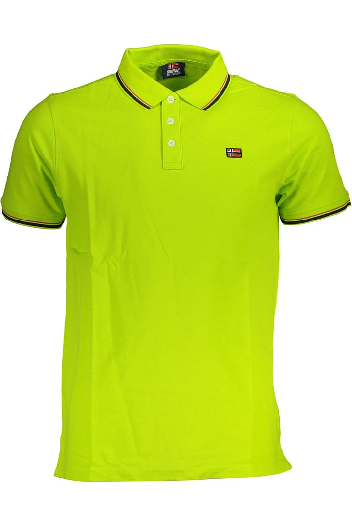 NORWAY 1963 YELLOW MEN'S SHORT SLEEVED POLO SHIRT