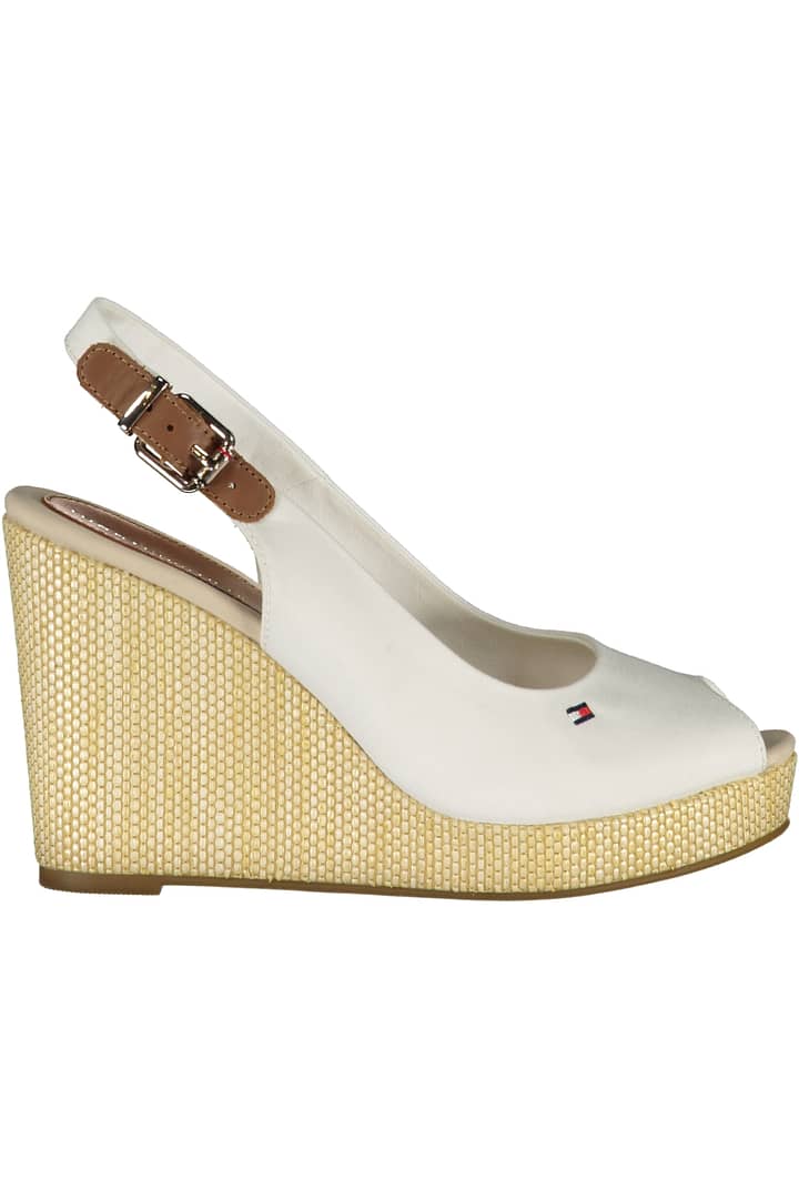 TOMMY HILFIGER WOMEN'S WHITE SANDAL FOOTWEAR