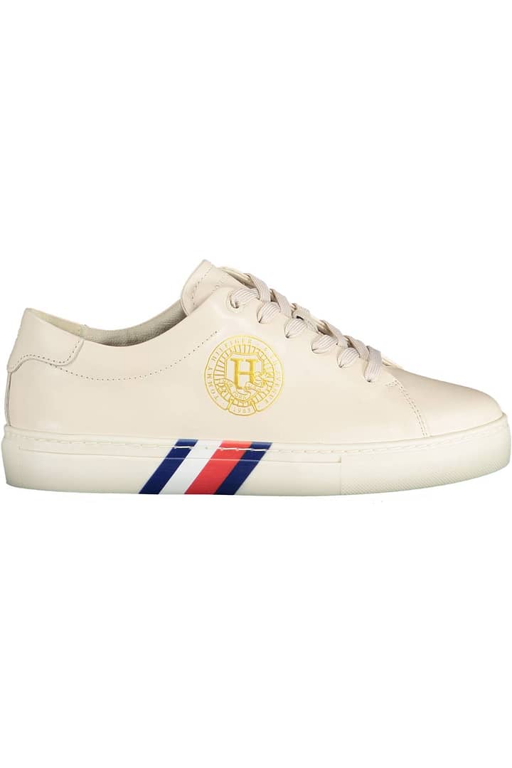 TOMMY HILFIGER WOMEN'S BEIGE SPORTS SHOES