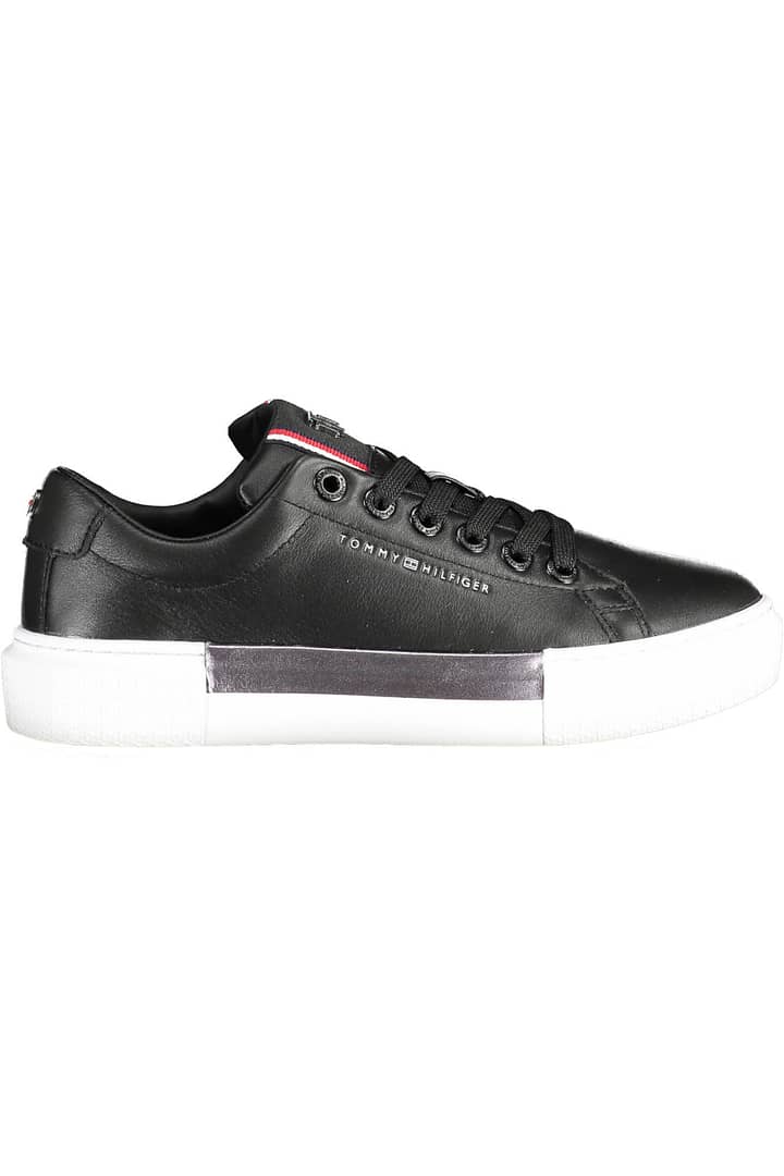 TOMMY HILFIGER BLACK WOMEN'S SPORTS SHOES
