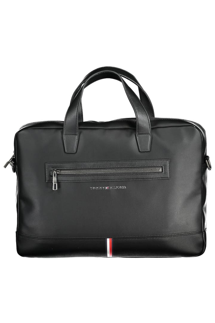 TOMMY HILFIGER MEN'S BRIEFCASE BLACK