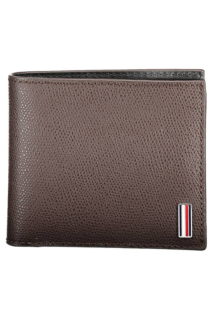 TOMMY HILFIGER MEN'S WALLET BROWN
