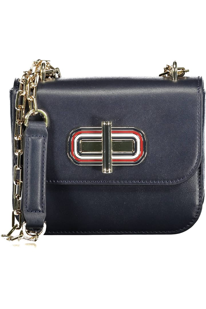 TOMMY HILFIGER BLUE WOMAN SHOULDER BAG