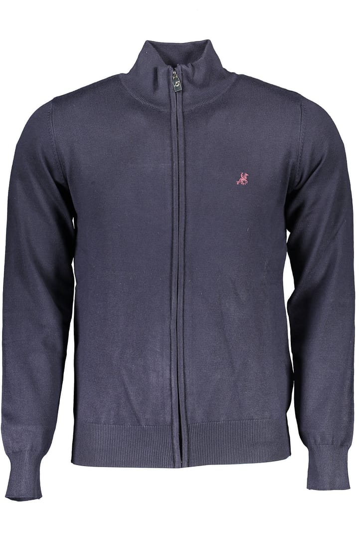 US GRAND POLO CARDIGAN MEN'S BLUE