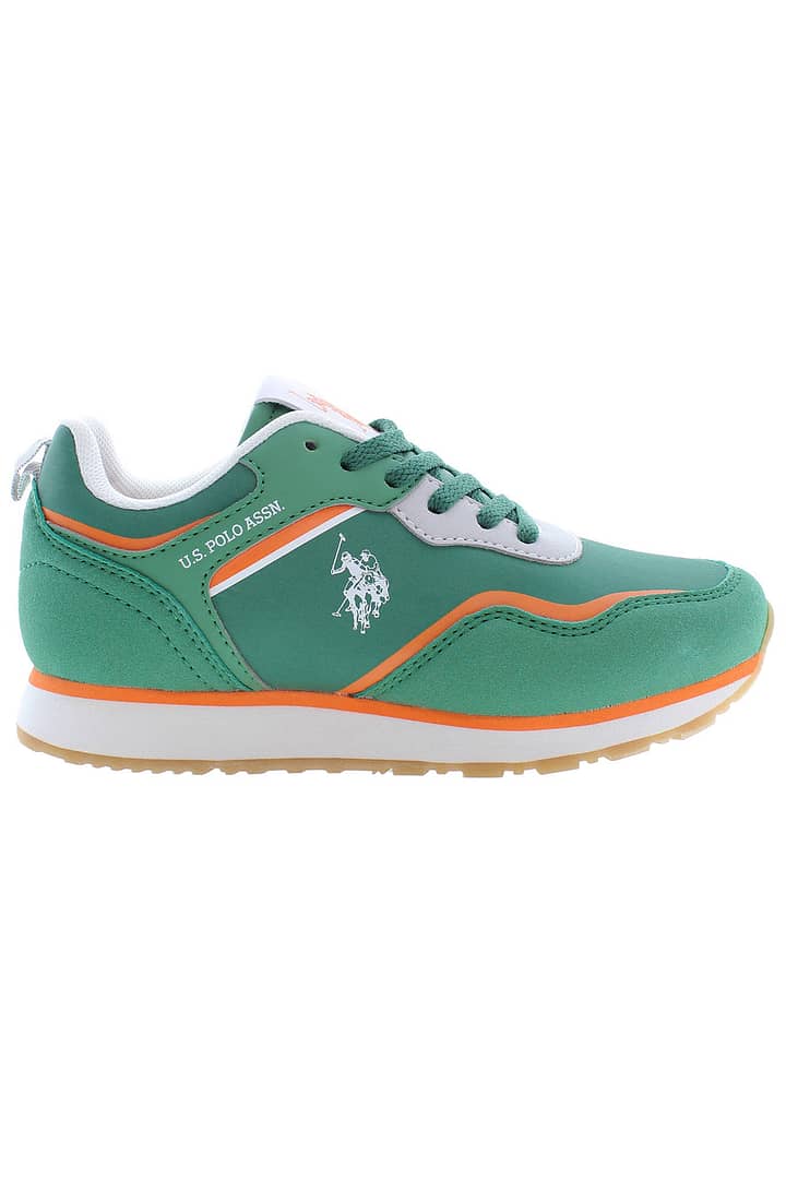 US POLO BEST PRICE GREEN CHILDREN'S SPORTS SHOES