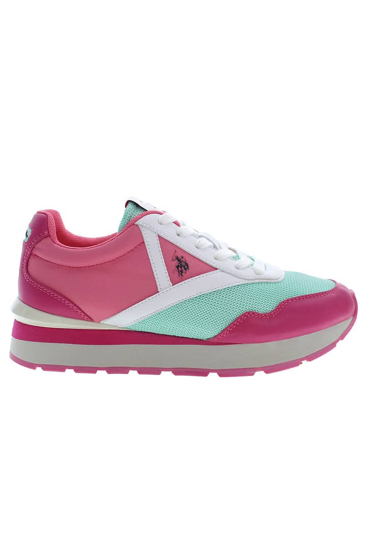 US POLO BEST PRICE PINK WOMEN'S SPORT SHOES