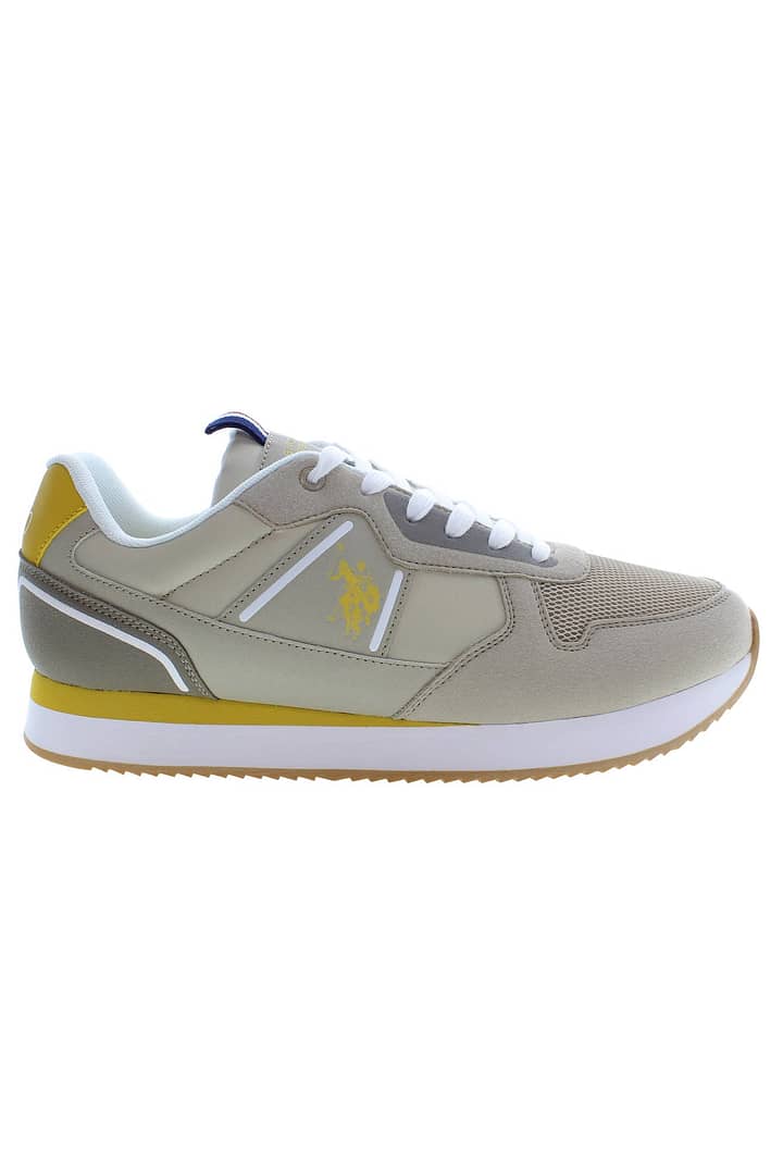 US POLO BEST PRICE BEIGE MAN SPORT SHOES