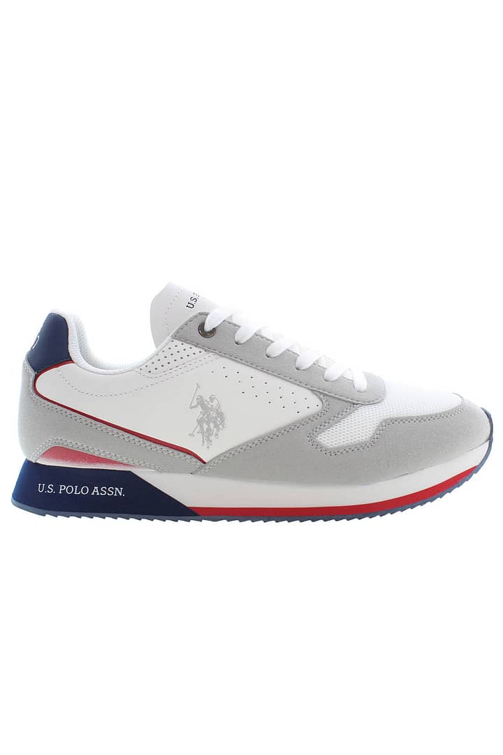 US POLO BEST PRICE WHITE MEN'S SPORT SHOES