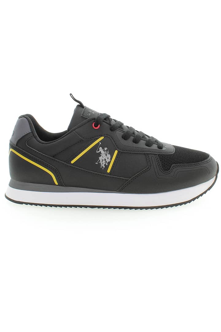 US POLO BEST PRICE BLACK MEN'S SPORTS SHOES